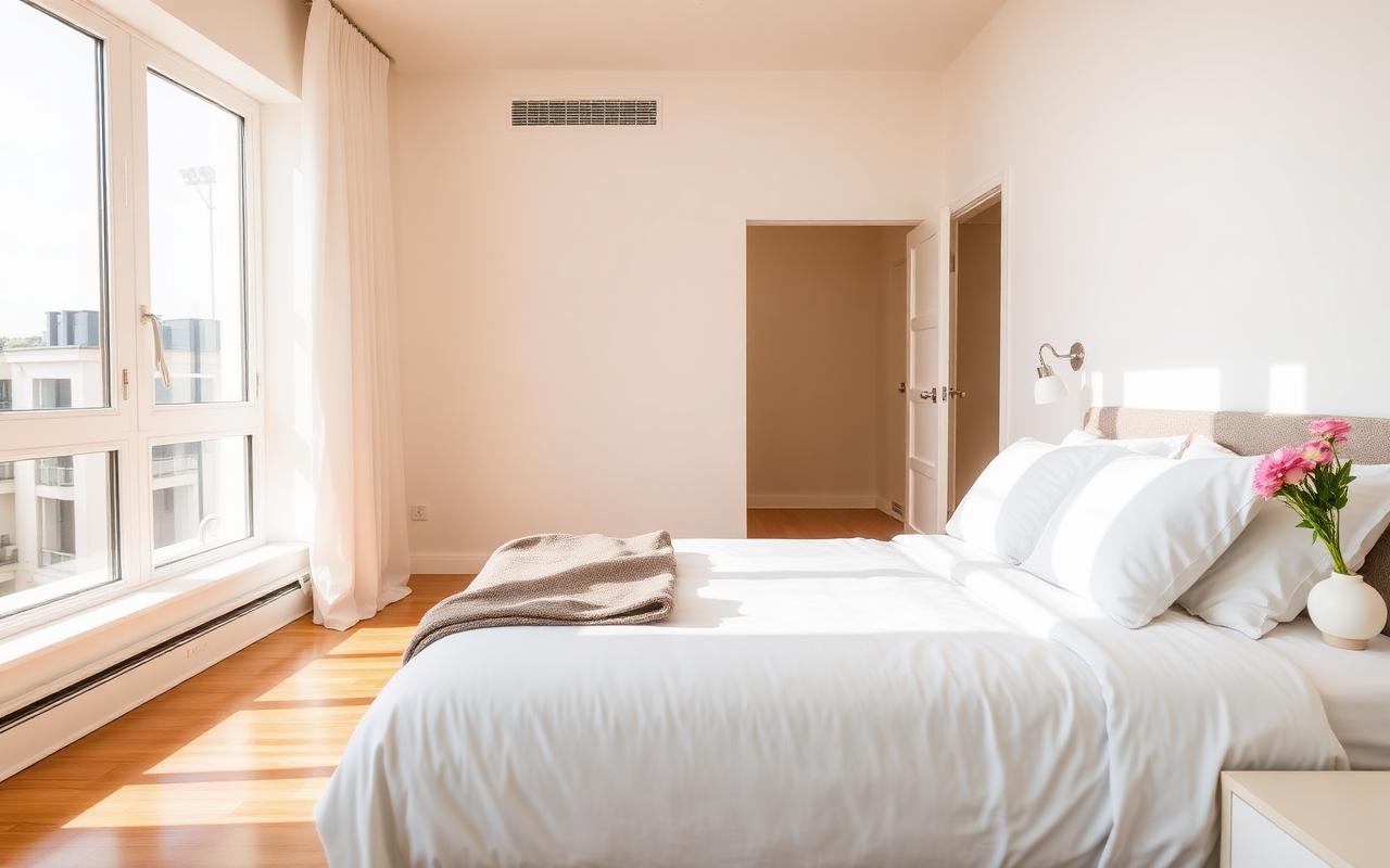 Immaculately presented short-stay bedroom