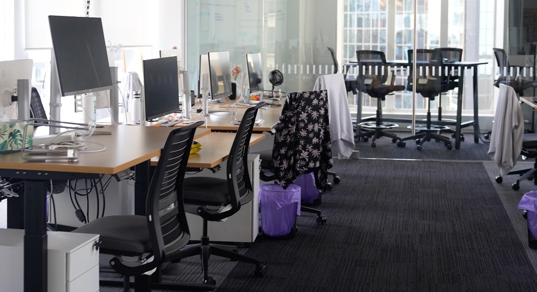 Clean commercial office space